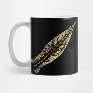 Tobacco Leaf Imprint Mug